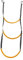 Nylon Inflatable Boat Rib 3 Step Boarding Ladder for Kayak Sailing Yacht