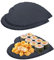 2 placas de pizarra, para servir, pizarra para escribir, placa de piedra de pizarra de 20 x 20 cm, para sushi, bandeja para servir queso, placa de mesa para mediana edad, decoración de mesa