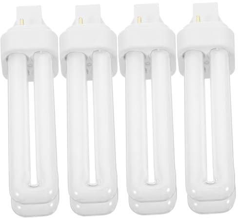 MAGICLULU 2u Stecklampe 13w 4 Stück mit 2-pin Sockel, Weiß | Kunststoff, Glas und Elektronische Bauteile, Horizontale Bauform, Einfache Montage