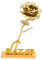 Warmhm Desktop-Ornament Rosenblätter Rosenkette Für Frauen Künstlicher Rosenbaum Geführte Rosenkuppel Ornamente Glitzernde Rosen Rosenblütenlichter Rosen Künstliche Blumen Roségold Golden