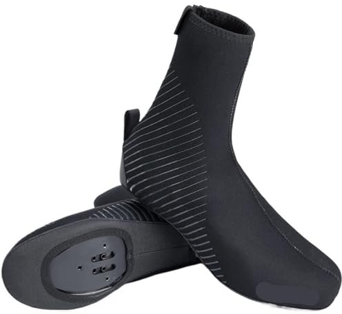 ENWWCH Fahrrad Radfahren Überschuhe Winter Warme Wind wasserdichte Überschuhe Mountainbike Rennrad Anti-Skid Überschuhe Für Einen Sauberen Boden(XL)