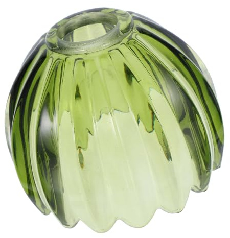 Angoily Glaslampenschirm Grün für Tischlampe Handgefertigter Dekorativer Lampenschirm aus Glas Passend für Schlafzimmer und Küche