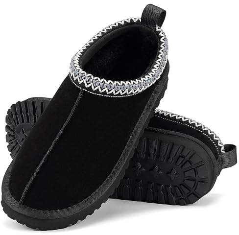 Mishansha Hausschuhe Damen Winter Plüsch Gefüttert Pantoffeln Gr.36-43 | Frauen,Warme Hausschuhe,Rutschfeste,Geschlossen,Winter Slippers