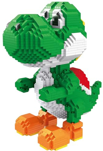 Generisch Micro Bausteine 3D Modellbausatz - Konstruktionsspielzeug für Erwachsene und Kinder, Educational Building Blocks Puzzle, Kreatives Geschenk(Dinosaurier)