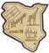 Printtoo Wooden Engraved Kenya Map Fridge Magnet Souvenir Gift
