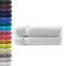 Hometex Premium Textiles 2X Serviette de Douche | Blanche | 100% Coton éponge | Norme ÖKO-TEX | qualité supérieure 500 g/m²