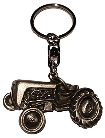 Pewter Keychains Porte-clés Tracteur en étain avec Pochette Cadeau