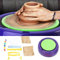 Filfeel wosume Ruota per Ceramica Che Forma Macchina, Bambini elettrici Arte e Artigianato Fai da Te Ruote per Ceramica in Ceramica Macchina per tornio in Terracotta
