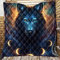 FANSU Tagesdecke Bettüberwurf Steppdecke Mikrofaser Doppelbett Einselbetten Tagesdecken Gesteppt Bettwäsche Sofaüberwurf Wohndecke 3D Wolfsdruck Bettdecke (Traumfänger Wolf,226 * 260cm)