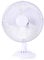 Aspect 12 Inch, Portable Desk Fan,3 Speed Settings, Wide-Angled Oscillation, Quiet Operation, Perfect for Bedroom or Office,Wide Base, 60-120° Oscillation - White