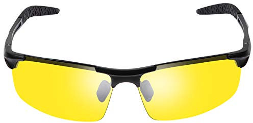 YIMI Photochrome Polarisierte Sonnenbrille Sportbrille Selbsttönend Fahrradbrille mit UV400 Schutz Brillen Herren Damen für Tag und Nacht Autofahren Radfahren Klettern Angeln Skilaufen Golf Laufen