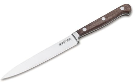 Böker Manufaktur Solingen Manufaktur Heritage Spickmesser Walnussholz/Edelstahl Braun-Silber, Klingenlänge: 12cm, 130901