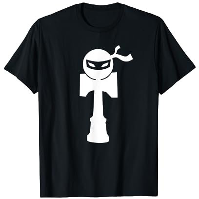 Kendama Ninja I Vintage Sonnenuntergang Kinder Teens T-Shirt