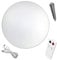 @tec Kabellose Solar LED Kugellampe, warmweiss, 30cm Kugel-Dekoleuchte dimmbar, Fernbedienung – Gartenleuchte, Kugelleuchte - spritzwassergeschützt nach IP54 für Haus & Garten