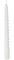 Spiralkerzen Weiß – 6er Set – Höhe 20 cm, Ø 2 cm – ca. 4 Std. Brenndauer – Gedrehte Stabkerzen – Für Hochzeit, Weihnachten, Taufe, Dinner & Trauerfeier
