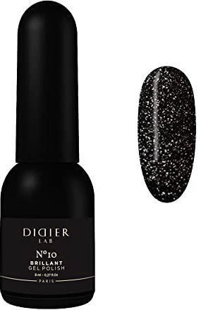 DidierLab - Premium UV Gel Nagellack Brillant No.10 - Farbgel für Gelnägel - Auftrag von 1 oder 2 Schichten - Stark Pigmentiert - Gel Polish