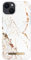 IDEAL OF SWEDEN Bedruckte Handyhülle, niedliches buntes Muster, schützende Abdeckung aus Hartplastik mit Mikrofaserfutter für das iPhone. Kompatibel mit iPhone 14 Plus (Carrara Gold)