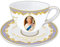 The Leonardo Collection Majesty Queen Elizabeth II Commemorative Cup and Saucer, LP18218, White