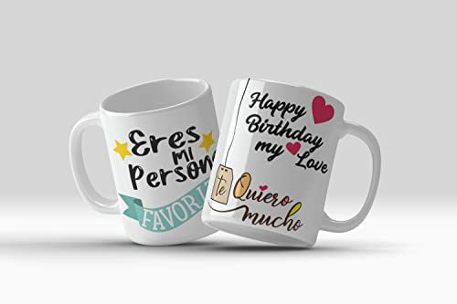 Taza Eres mi persona favorita, Te quiero mucho Regala la taza ideal para los que más quieres.