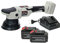 Dino KRAFTPAKET 15mm-18V Bürstenlose Akku Exzenter Poliermaschine für Auto mit 125mm Stützteller im Set mit 2 x 4Ah Akku und Ladegerät, Motor bürstenlos (Brushless Akkupoliermaschine)