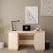 WIFESE Schreibtisch 140x50x75 cm Massivholz Kiefer Computertisch Bürotisch Gaming Ecktisch Homeoffice Schreibtisch für Kinder Laptop-Tisch für Studentenwohnheime Büros Wohnungen Klassischer Stil