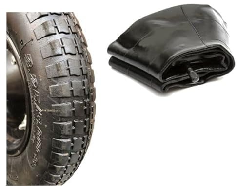 Wheelbarrow Rubber Tyre + Inner Tube - 8 3.25-8 - also Trucks, Trolleys, Carts