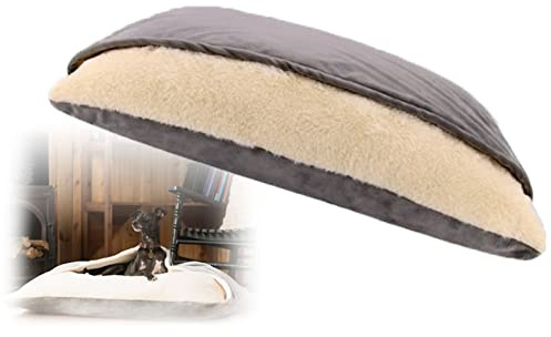 Hundeschlafsack, Waschbares Hundebett Orthopädisch mit Decke, Warmes Schlafsack Hund mit Abnehmbaren Deckel, Hundekorb/Katzenkörbchen Hundesofa für Kleine und Mittelgroße Hunde ( Color : Dark grey , G