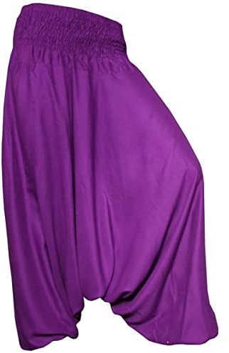 PANASIAM Aladinhose einfarbig Lila M
