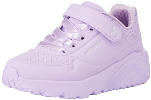 Skechers Mädchen UNO Lite Sneaker, Lavender Synthetic Trim, 33 EU