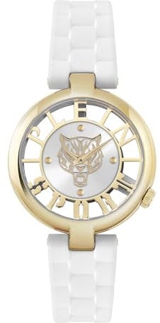 Plein Sport Damen Uhr Analog Quarz Tiger Luxe PSMBA1423 Silikon