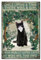 GLOBLELAND Vintage schwarze Katze Metall Blech Zeichen Schwarze Katze im Busch Einmal gab es ein Mädchen, das Katzen wirklich liebte Es war ich Das Ende Poster Art Decor für Pubs 11.8x7.8inch