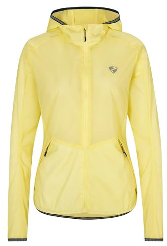 Ziener Damen NOWINGA Windjacke - Fahrrad|Mountainbike|Outdoor - winddicht,atmungsaktiv,wasserabweisend, pineapple, 34