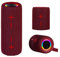 Trevi XR 8A44 DOUBLE Altoparlante Amplificato Portatile 10W x 2, Cassa Wireless Separabile in 2 Unità, Micro SD, AUX-IN, Audio Wireless 5.3, IPX5, Batteria Integrata, Rosso