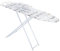 yoakaiax Ironing Board Full Size Ironing Board with Rest, Foldable Boards Adjustable Ironin g Boards with Heat Resistant Cover, Extended 4-Leg Fold-Up, 42L x 30W x 11.8H White