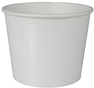 Starpak 500 Suppenbecher, Pappe to Go rund 500 ml Ø 11 cm · 8,3 cm Weiss