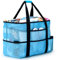 oscaurt Mesh Strandtasche XXL Familie mit Reißverschluss Badetasche Damen Shopper Tasche Faltbar Leicht Strandbeutel Schwimmtasche für Strandurlaub