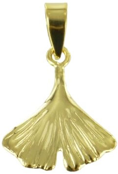 Generisch Ginkgo Blatt Anhänger Gold 333 Ginkgo Blatt Anhänger Gold 333 Ginko Schmuck 8 Karat 333'er Echt Goldschmuck Goldanhänger Kettenanhänger Geschenkidee mit Schachtel
