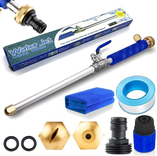 Jetsono, Jetsono Hochdruck OberfläChenreinigungskraft Kompakt Und Leicht, Hochdruckreiniger, Hochdruckdü, Hochdruckreiniger, 2-in-1 Düse für Gartenschlauch, Kompakt und Leicht (blue)