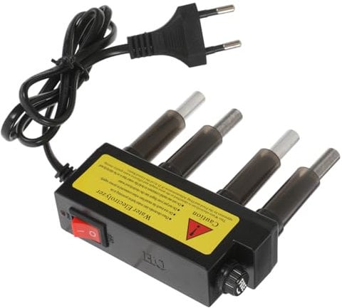TOPPERFUN Wasserreiniger Elektrolyseur Wassertester Für Trinkwasser Mit Elektrolyse Eisenstangen Und Tds Filter Zur Überprüfung Der Wasserqualität Für Hausgebrauch