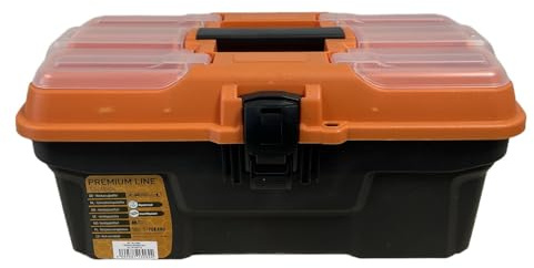 Premium Line Werkzeugkoffer Werkzeugkiste Werkzeugkasten Werstattkkoffer abnehmbarer Organizer (44 x 23,5 x 19 cm)