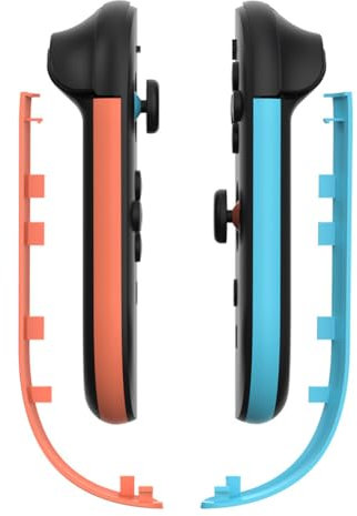 LYEAA para Switch 2 Controladores Izquierdo y Derecho Tiras Decorativas Acentos de Mango de Plástico de Repuesto para Nin-tendo para Switch 2 Accesorios de Juego