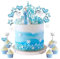 Frozen Tortendeko, 26 Stück Elsa Tortendeko mit Figur, Schneeflocken Topper, Geburtstag Torte Deko für Mädchen, für Kinder Mädchen Junge Geburtstag Baby Shower Party