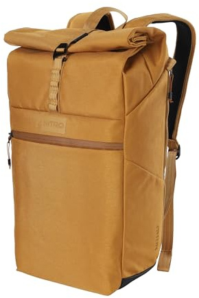 NITRO Rucksack Cosmo – Stylischer Schul‑ & Freizeitrucksack, Rolltop, gepolstertem Rücken, 24-26L