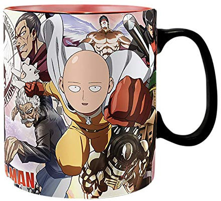 ABYSTYLE - ONE Punch Man - Farbwechsel Becher - 460 ml - Helden