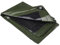 WERKA PRO Bâche Multifonctions Noire et Verte 240 g/m2 2 x 8 m