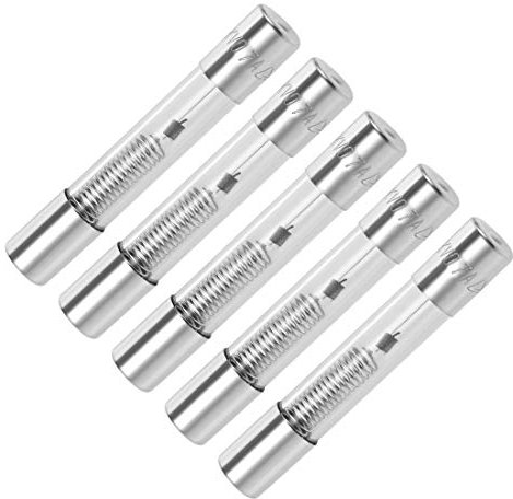 sourcing map Microwave Oven Cartridge Fuses 0.7A DC 5000V 6x40mm Quick Blow Glass 5pcs