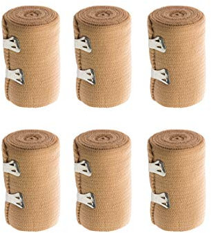 varivendo Notizblock + 6 Stück Figo Elastikbandage Bandage Sportbandage Stützbandage Sportbinde