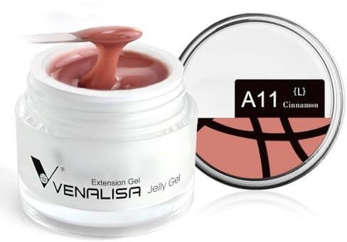 VENALISA Clear braun Builder Nail Gel für Nägel 50ml Aufbaugel für Gelnägel Nagel verlängerungs Gel Kit Nail Art Maniküre UV nagellack für Nägel Reparatur-Verstärkung sverlängerung