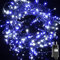 H HANSEL HOME Guirnalda Luces Led de Navidad Luces de Árbol de Navidad Uso Interior/Exterior IP44 Impermeable Cable Verde (Luz Blanco Y Azul, 200 Leds 10M)