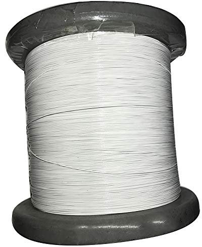 JINchao-Kupferdraht 10m Teflo-Draht, UL10064 26awg 32awg 34awg, Lot Hohe Leitfähigkeit Montagedraht PTFE-Kompensationskabel Gerätezubehör (Length : 10m, Specification : 34 AWG)